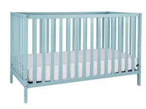 union convertible crib in light blue color