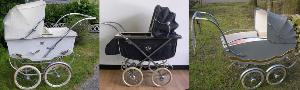 mid 1900s 1950 baby strollers carriages prams