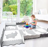 Soft Thick Cotton Cushion For Baby Play Mat Infant Kids Cute Floor Rug Crawling 